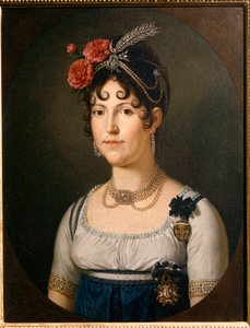 Porträt von Maria Luisa von Spanien, Herzogin von Lucca, 19. Jahrhundert von Francois Xavier Fabre