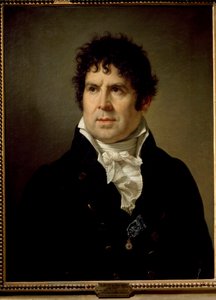 Porträt des Graveurs Giovanni Antonio Santarelli von Francois Xavier Fabre