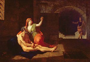 Römische Nächstenliebe (Cimon und Pero) 1800 von Francois Xavier Fabre