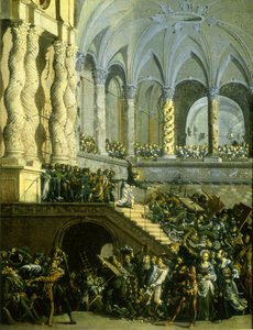 Christus vertreibt die Geldwechsler aus dem Tempel von Francois de Nome