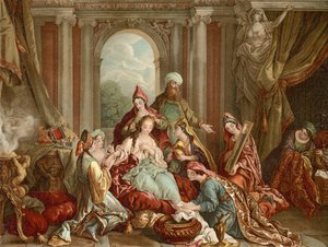 Esther wird für den König geschmückt