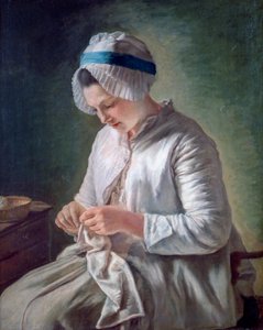 Junge Frau bei der Arbeit
