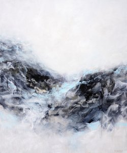 Gefrorenes Bergtal von Françoise Wattré
