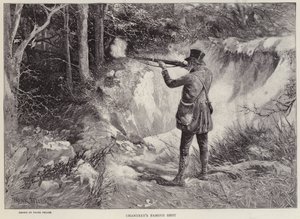 Sir Francis Chantrey tötet zwei Waldschnepfen mit einem Schuss bei der Jagd auf Holkham Hall, Norfolk von Frank (after) Feller