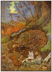 Illustration für Babes in the Wood von Frank Adams