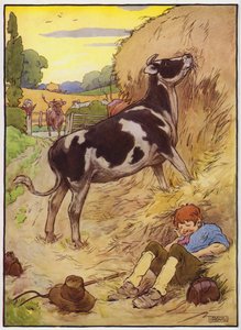 Illustration für Old Dame Trot und ihr Schwein von Frank Adams