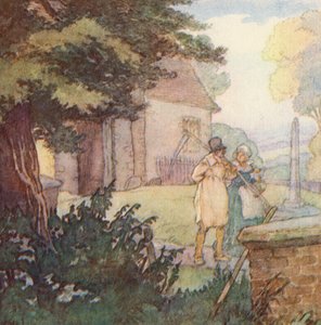 Illustration für The Scholar-Gipsy von Matthew Arnold von Frank Adams
