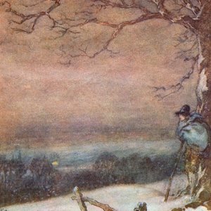 Illustration für Der Gelehrte Zigeuner von Matthew Arnold von Frank Adams