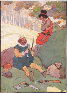 Doch einer von ihnen, härter im Herzen, schwor, seinen Auftrag auszuführen, 1930er Jahre von Frank Adams