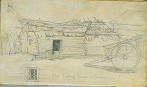 Altes Handelshaus, Traverse des Sioux, 1851 von Frank Blackwell Mayer