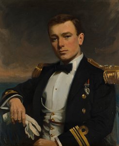 Porträt von Commander the Hon. Richard Orlando Beaconsfield Bridgeman DSO, c.1908 von Frank Brooks