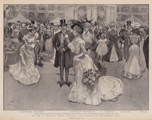 Zur Unterstützung des Charing Cross Hospital, der Basar in der Albert Hall von Frank Craig