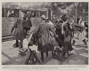 Der versuchte Mordanschlag auf den Prinzen von Wales am Bahnhof, Brüssel von Frank Craig