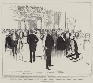 Der Gordon-Gedenkball im Hotel Cecil, zwischen den Tänzen von Frank Craig