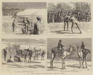 Im Übungslager, Delhi, Indien von Frank Dadd