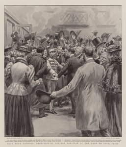 Zurück aus Fashoda, Empfang von Kapitän Baratier am Gare de Lyon, Paris von Frank Dadd