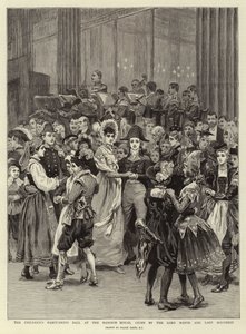 Der Kinderkostümball im Mansion House, gegeben vom Lord Mayor und der Lady Mayoress