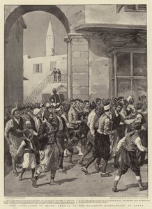 Die Besetzung Kretas, Ankunft der Seaforth Highlanders in Canea von Frank Dadd