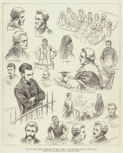 Prozess gegen Percy Lefroy Mapleton wegen Mordes an der Brighton Railway