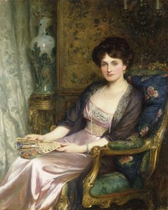 Porträt einer Dame, die angeblich die Frau des Künstlers ist, 1911