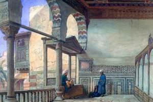 Loggia, Sommerempfang, Haus von Memlook Radnau Bey, Kairo