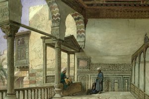 Loggia des Hauses von Memlook Radnau Bey, Kairo