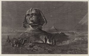 Die Sphinx um Mitternacht