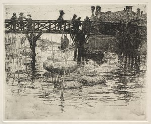 San Pietro in Castello, Venedig, 1883 von Frank Duveneck