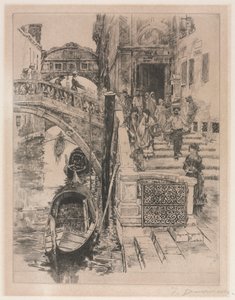 Die Seufzerbrücke, zweite Platte, 1885