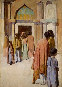 Frauen bei den Treppen Nr. I, n.d. von Frank Edwin Scott