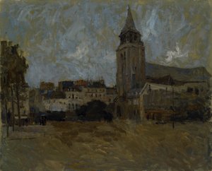 Place St. Germain des Prés von Frank Edwin Scott