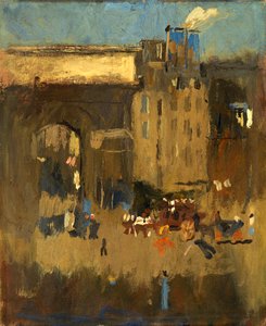 Porte St. Martin et Enterrement, n.d. von Frank Edwin Scott