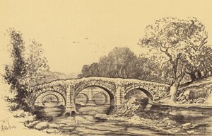 Cromwells Brücke am Hodder