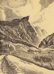 Die Schlucht von Cliviger