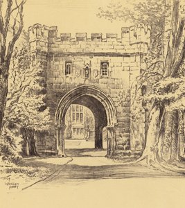 Whalley Abbey, das nordöstliche Tor