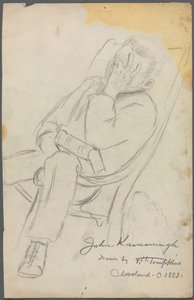 Skizze von John Kavanaugh von Frank H. Tompkins