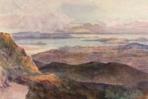 Neuseeland: Coromandel (Farblithographie) von Frank H Wright