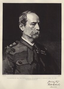 Berühmtheiten des Tages, Generalleutnant Sir Frederick S. Roberts, Baronet, VC, GCB von Frank Holl