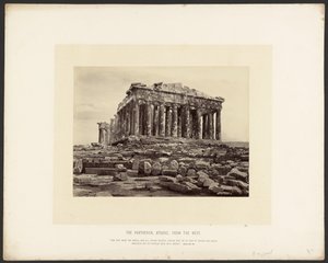 Das Parthenon, Athen, von Westen