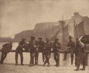 Whitby-Fischer, um 1885 von Frank Meadow Sutcliffe