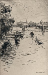 Die Pont du Carrousel, 1915