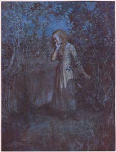 Das Licht war in Dunkelheit übergegangen und der Abend vertiefte sich in die Nacht, ca. 1920