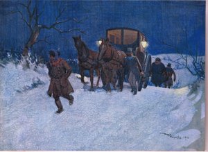 Nahe dem Ende der Reise, ca. 1920 von Frank Reynolds