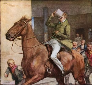 Die Pickwickier machen sich auf den Weg nach Dingley Dell