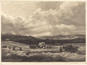 Heuwiese in Yorkshire von Frank Short