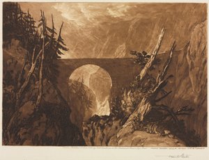 Teufelsbrücke, 1886 von Frank Short