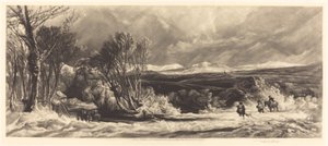 Die Schneeverwehung von Frank Short, after Peter De Wint