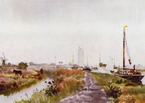 Norfolk Broads: Unterhalb von Potter Heigham von Frank Southgate