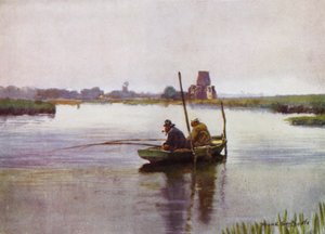 Norfolk Broads: Bream-Fischen in der Nähe der Abtei St. Benet