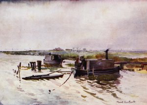 Norfolk Broads: Hausboote der Punt-Schützen auf Breydon von Frank Southgate
